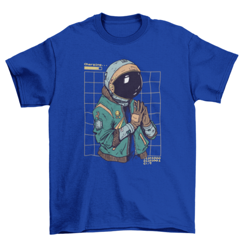 Astronaut suit cyber punk t-shirt